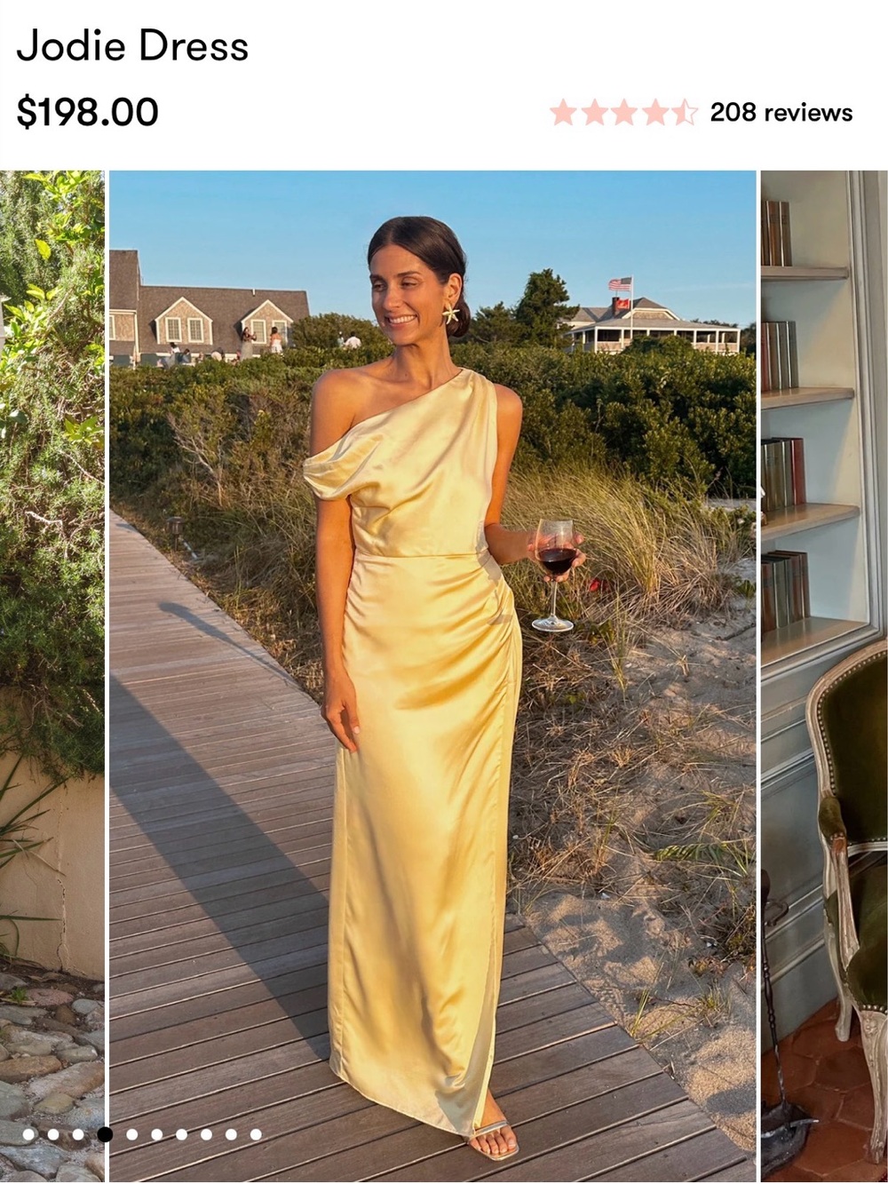 Show Me Your MuMu JODIE One-Shoulder Satin Maxi Dress in Pale Yellow